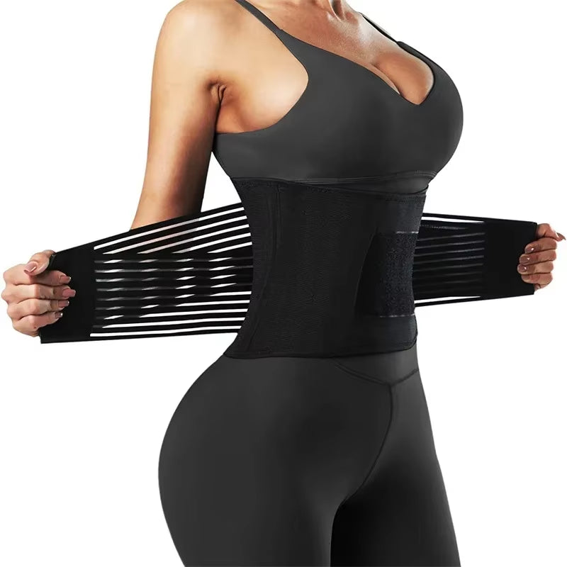 Women Personal Health Care Waist Trainer Belt Elastic Slimming Body Shaper Fitness Belt Sport Girdle Workout Shapewea for Health