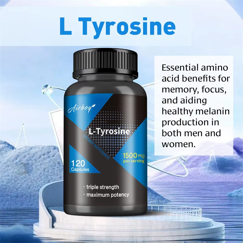 L-Tyrosine - Improves Memory, Supports Cognitive Function, Brain Health