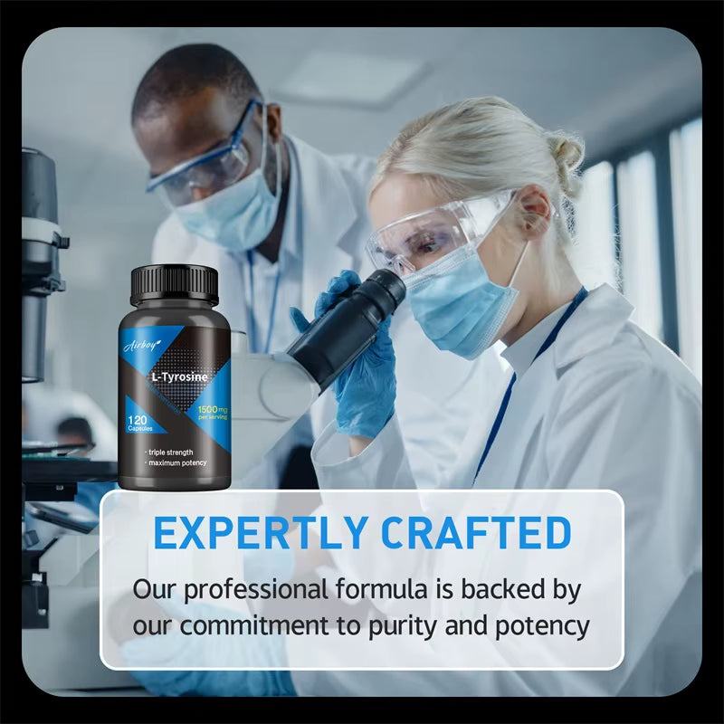 L-Tyrosine - Improves Memory, Supports Cognitive Function, Brain Health